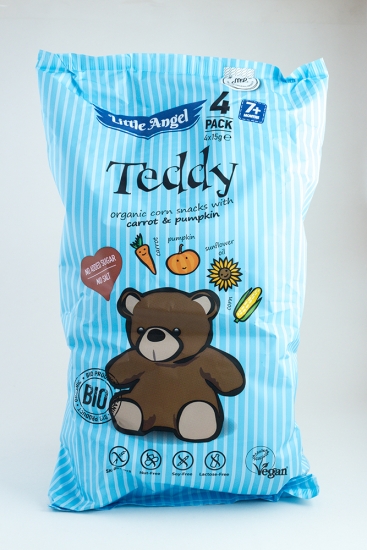 -60% Flips Teddy - Kürbis/Karotte, vegan, Bio,glutenfrei (60 g) - über MHD