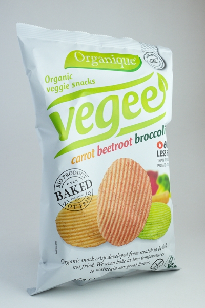 Kartoffelchips / Vegee - Gemüse, sehr wenig Fett, vegan, Bio, glutenfrei, 85g