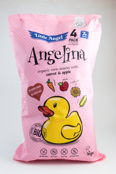 -60% Flips Angelina - Karotte als Ente / Apfel, vegan, Bio,glutenfrei (60 g) - über MHD